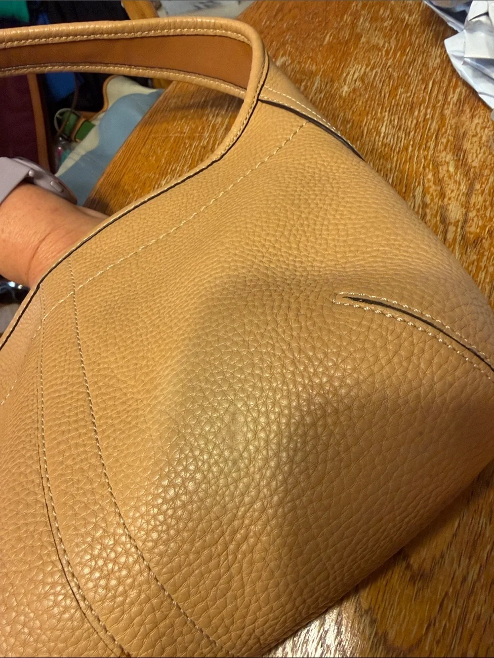 Coach soft pebbled